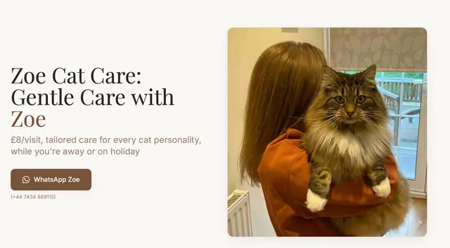 Client: Cat Care Website