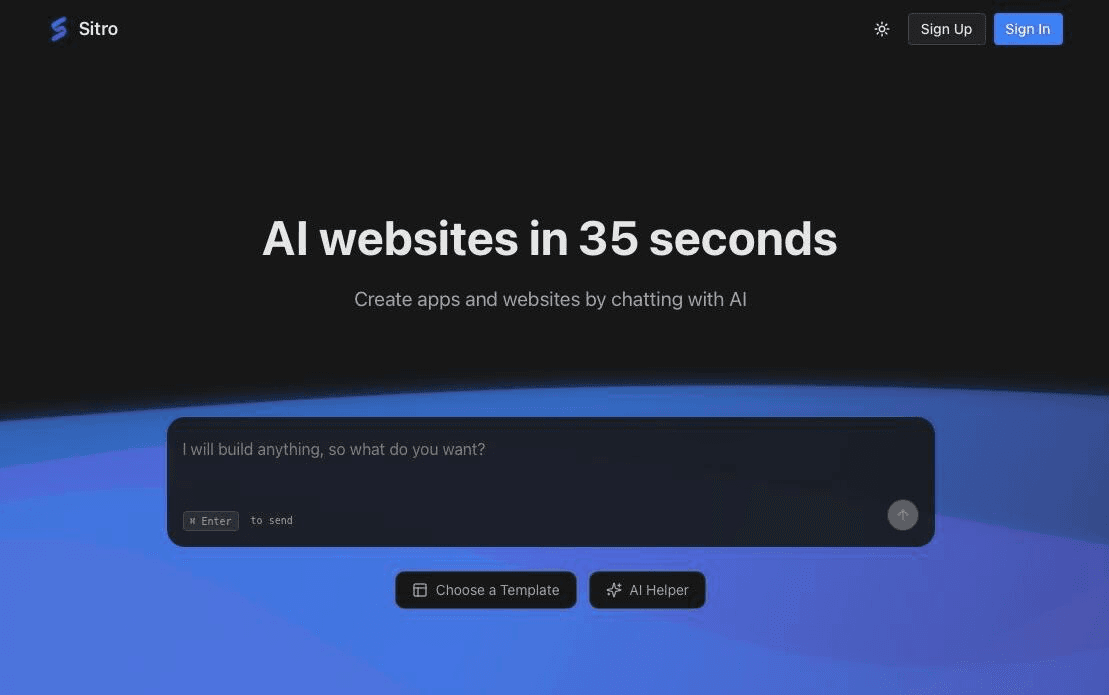Sitro.io project screenshot